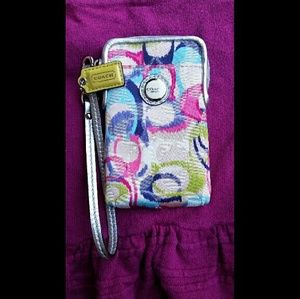 Coach wristlet
