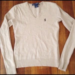 Ralph Lauren wool v neck sweater