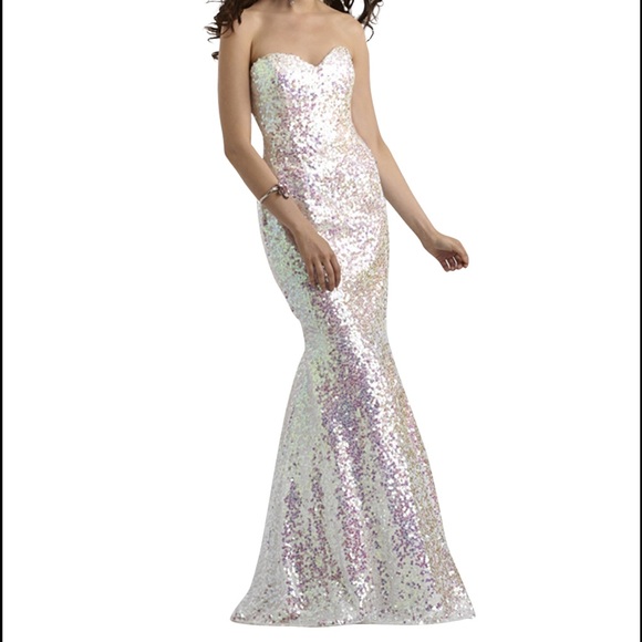 Clarisse Sweetheart Mermaid Opal Prom Dress
