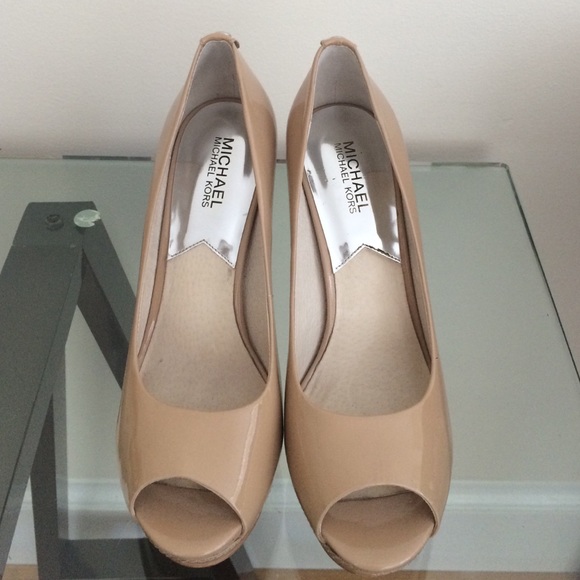 Michael Kors Patent Leather Platform Pumps