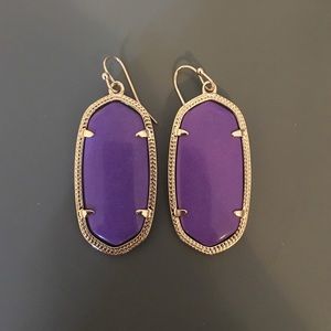 Kendra Scott 'Elle' earrings in purple
