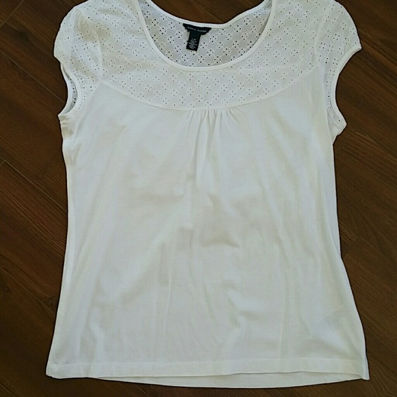 Tommy Hilfiger Tops - Tommy Hilfiger White Cotton T-shirt