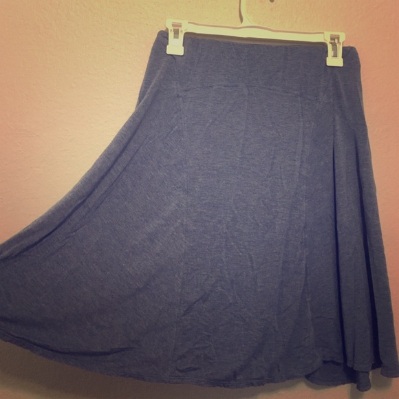 Jersey knit skirt