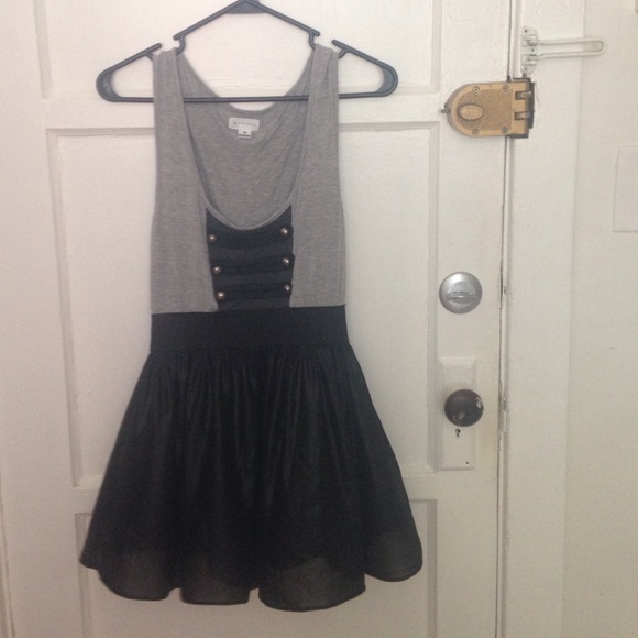 Edgy party dress with lots of detail
