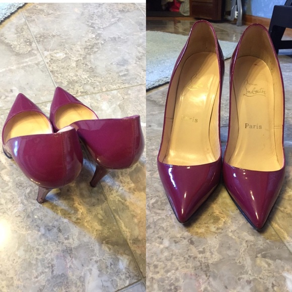 Christian Louboutin Pigalle 120mm Magenta 37.5