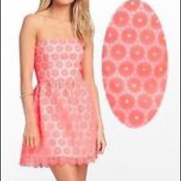 Lilly Pulitzer size 2 hot pink dress - Picture 3 of 3