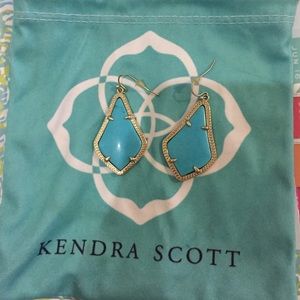 Turquoise Kendra Scott earrings