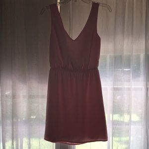 Pink Backless Dress