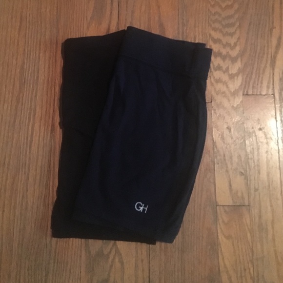 2 Stretch Mini Skirts- Navy Blue & Black