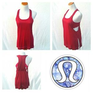 LuLuLemon Rasberry Mesh No Limit's Tank/Sports Bra