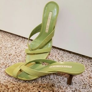 GIANNI BINI  strapy sandal, Green, 6 1/2