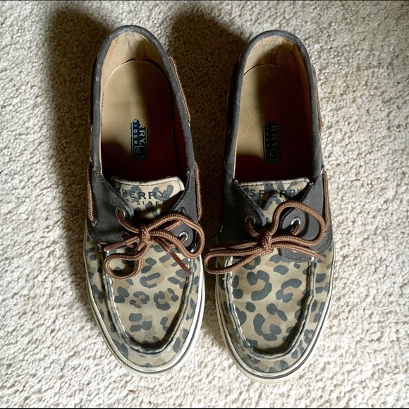 Sperry Shoes - Cheetah Sperry Topsiders