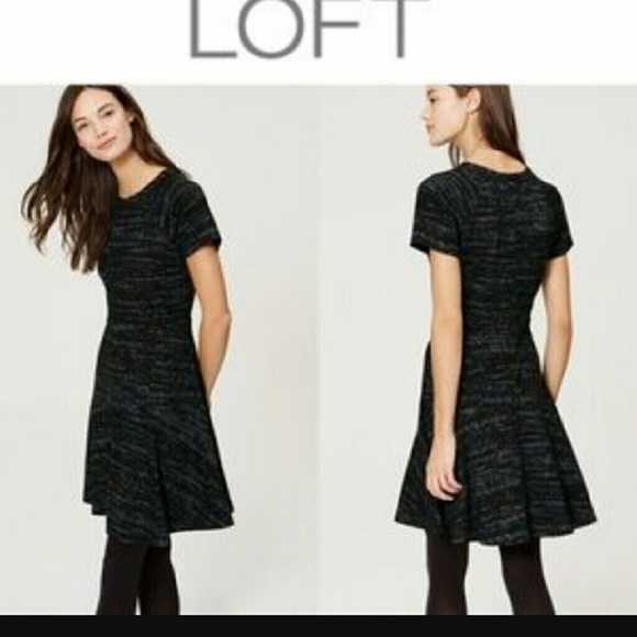 LOFT space dye flippy dress
