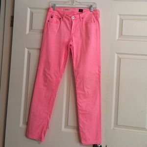 Pink soft jeans