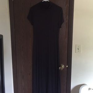 Black maxi dress