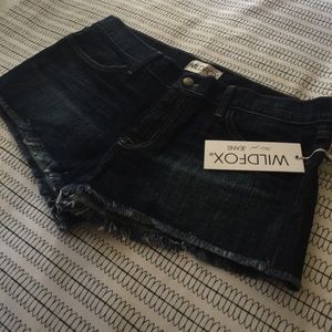 Wildfox Lara Mid Rise Cut Off Shorts
