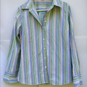 Striped dress shirt by J. Crew