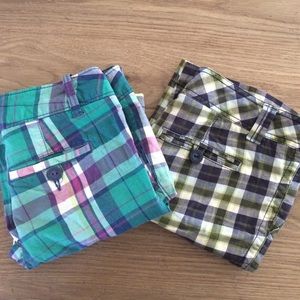 Plaid short bundle of 2