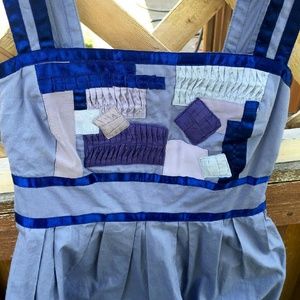 Charming Patchwork Detail Sundress