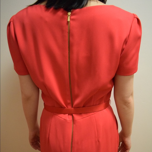 Tahari ASL Rose Cap Sleeve Dress - Picture 2 of 4