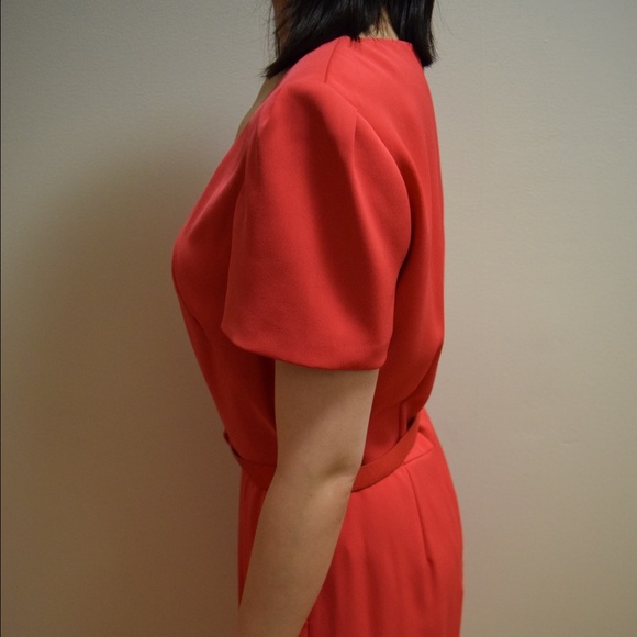 Tahari ASL Rose Cap Sleeve Dress - Picture 3 of 4