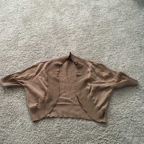 Light brown shrug