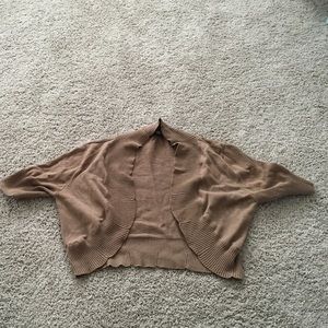 Light brown shrug