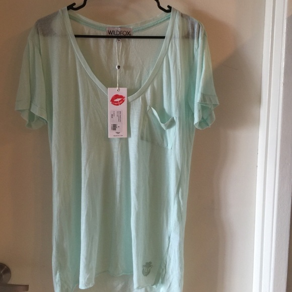 Wildfox Pocket Hamptons V Neck