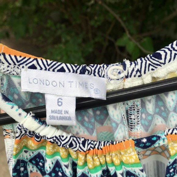 SOLD Chic patterned maxi dress - Picture 4 of 4