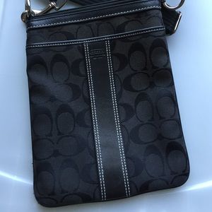 Black coach satchel