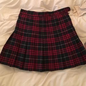 American apparel plaid skirt