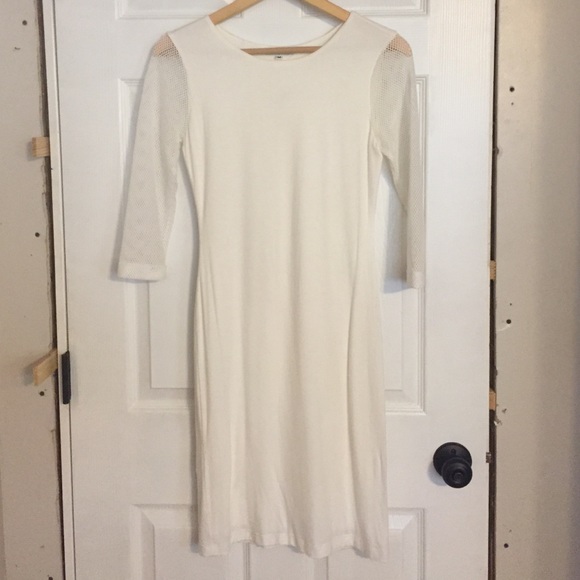 Body hugging white dress NWT