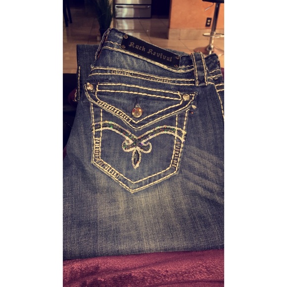 Rock Rivival Boot Cut Jeans