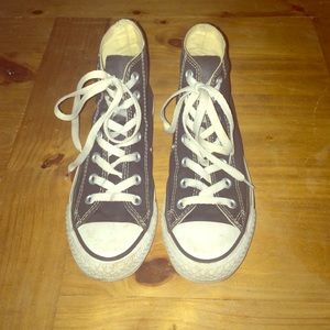Chuck Taylor Black Hightop Converse (5M=6W)
