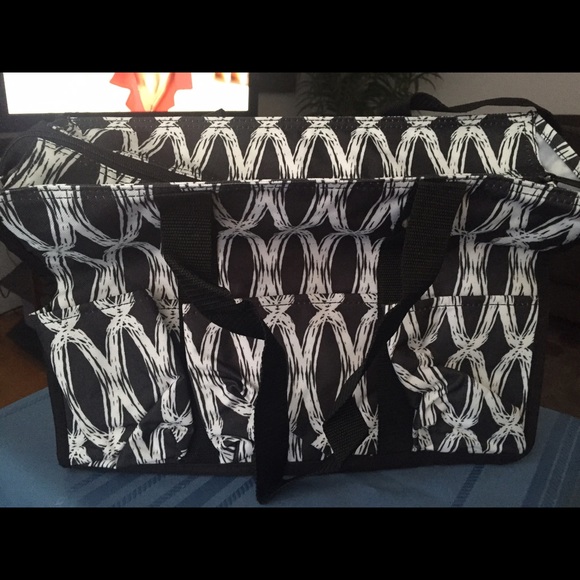 Thirty one zip top organizing utility tote