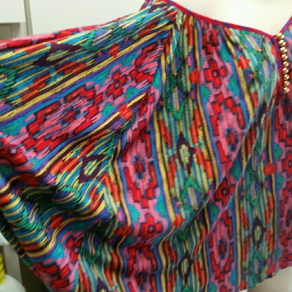 SALE😊😊 BNWOT T-bags LA Colorful M Flying  blouse - Picture 4 of 8