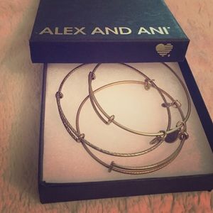 Alex & Ani stackable bracelets