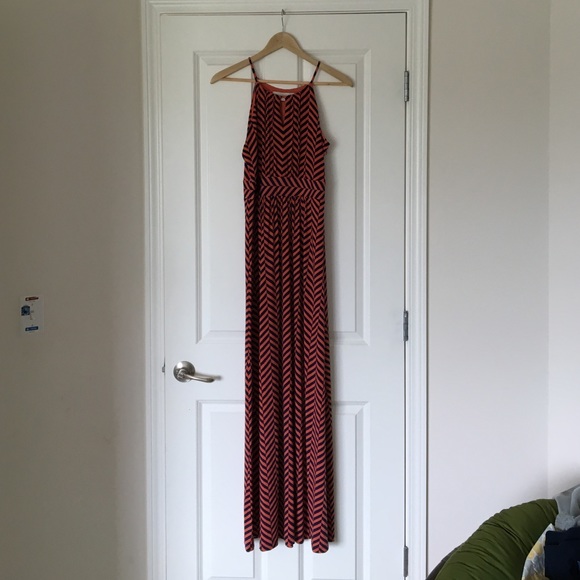 LOFT halter maxi dress