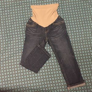 Maternity Indigo Blue Capris