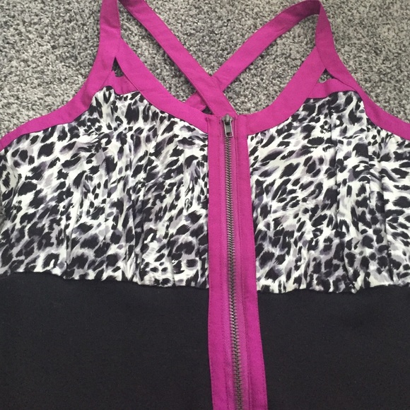 Print short dress - Picture 2 of 3