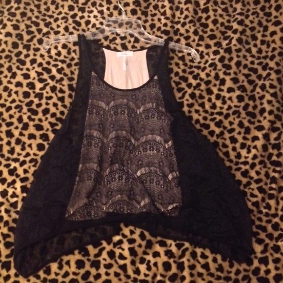 Cute lace summer tank top