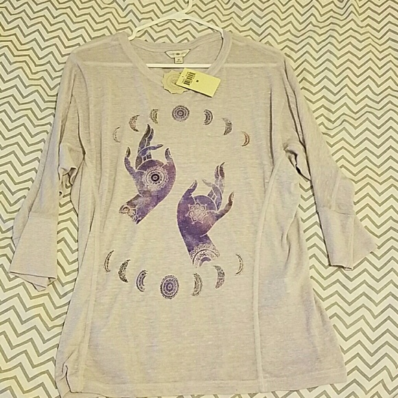 Lucky brand lucky lotus hand top