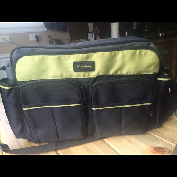 eddie bauer messenger diaper bag