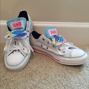White Converse All Star low tops