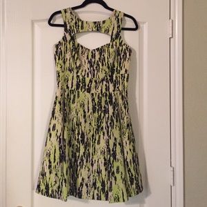 Green and Black Guess Dress