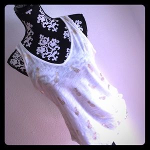 Gold foil pineapple tank🍍❤️🍍