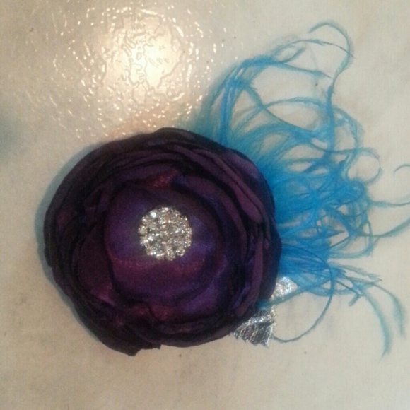 Flower hair clip