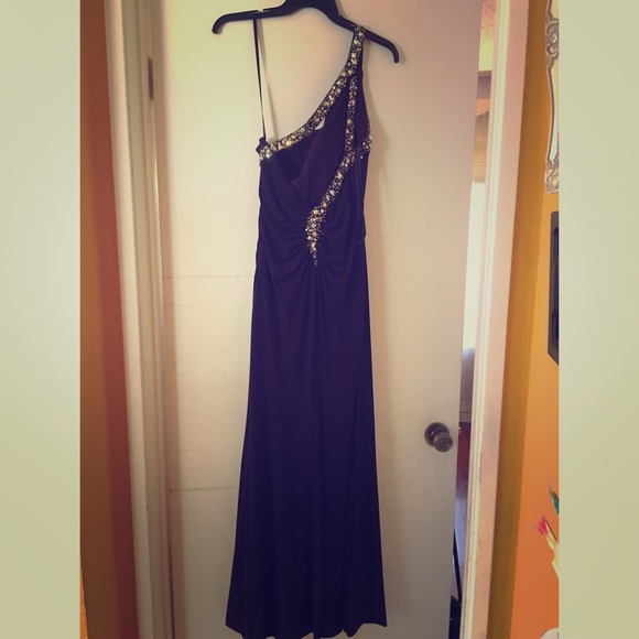 Used purple gown