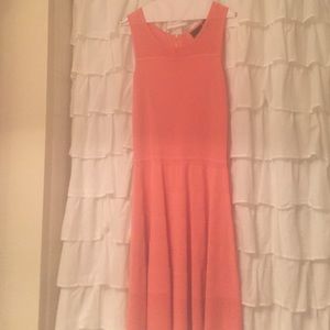 Salmon Cynthia Rowley sleeveless knit sundress