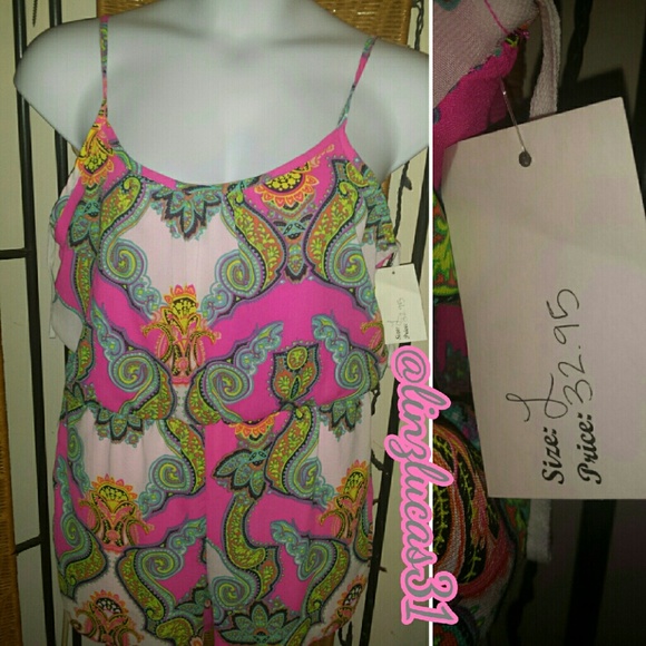 YOYO5 PAISLEY ROMPER, szL,NWT